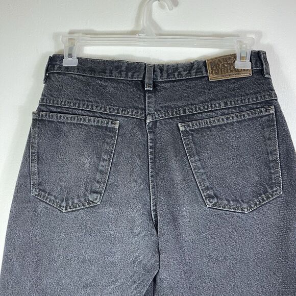 Vintage Y2K MARITHE FRANCOIS GIRBAUD WOMENS HIGH RISE DENIM MOM JEANS 7/8 Black - Picture 4 of 11